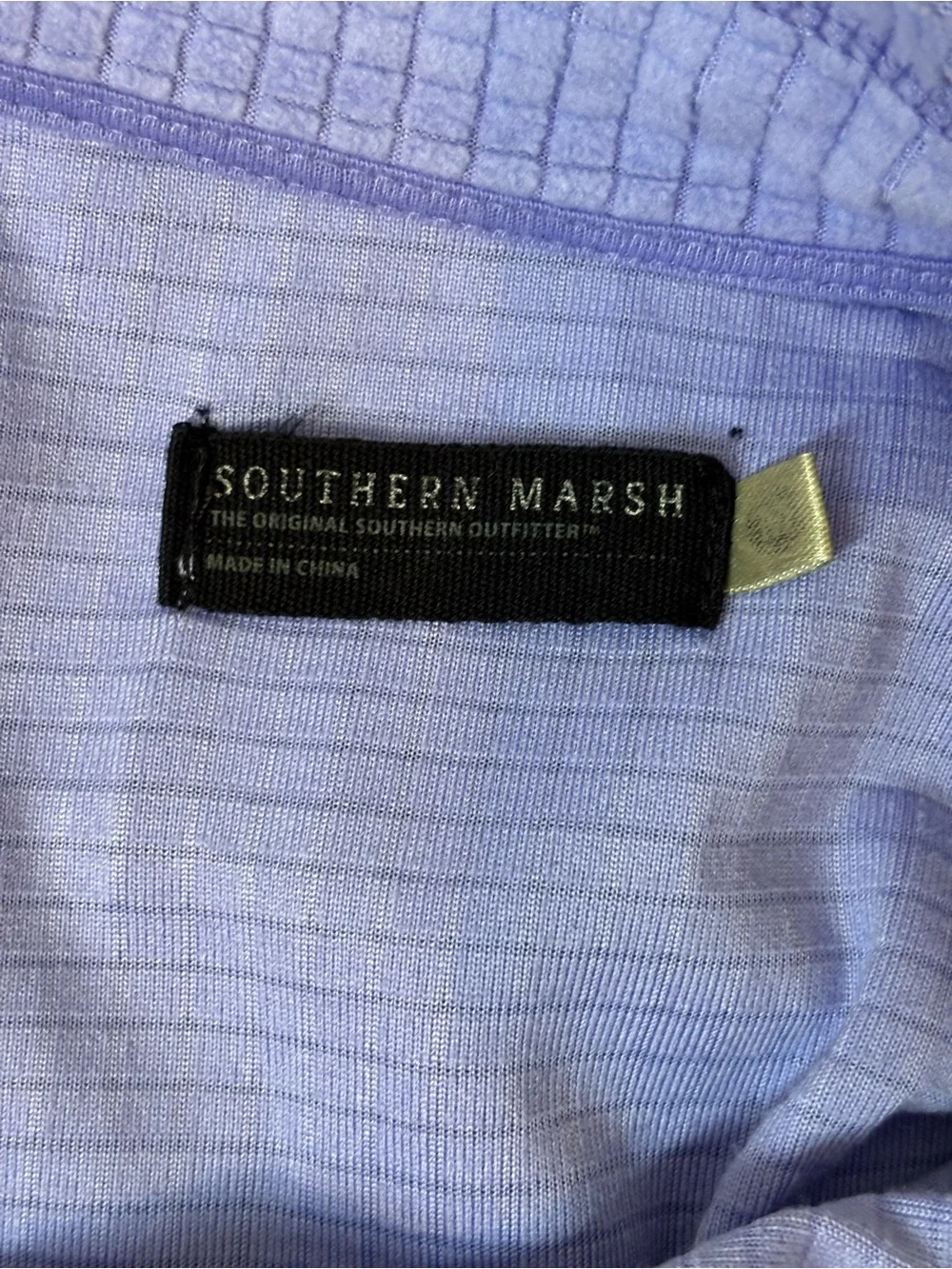 Southern Marsh Fieldtec light blue Half-Zip Pullover with Neon Accents, Medium